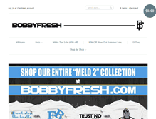 Tablet Screenshot of bobbyfresh.com